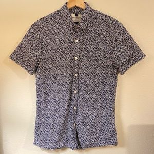 Topman Floral Camp Shirt